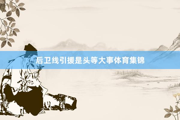 后卫线引援是头等大事体育集锦