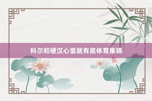 科尔和硬汉心里就有底体育集锦
