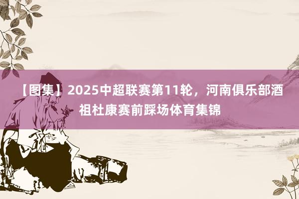 【图集】2025中超联赛第11轮，河南俱乐部酒祖杜康赛前踩场体育集锦