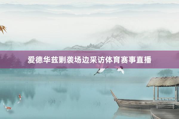 爱德华兹剿袭场边采访体育赛事直播