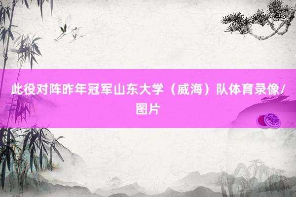 此役对阵昨年冠军山东大学（威海）队体育录像/图片