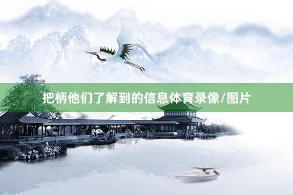 把柄他们了解到的信息体育录像/图片