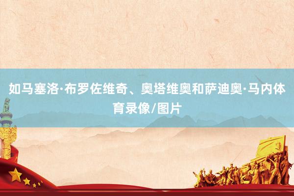 如马塞洛·布罗佐维奇、奥塔维奥和萨迪奥·马内体育录像/图片