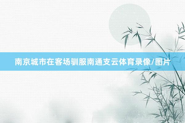 南京城市在客场驯服南通支云体育录像/图片