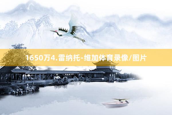 1650万4.雷纳托-维加体育录像/图片