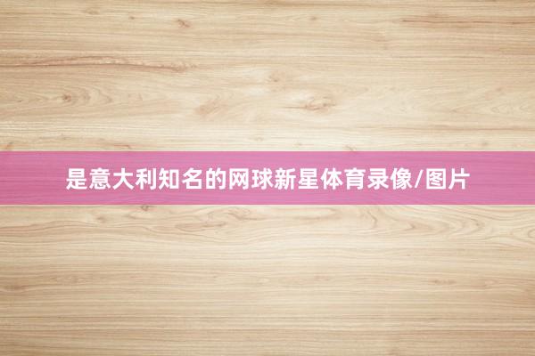 是意大利知名的网球新星体育录像/图片