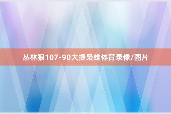 丛林狼107-90大捷枭雄体育录像/图片