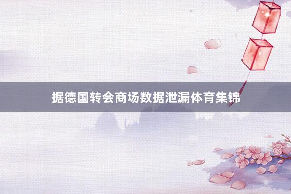 据德国转会商场数据泄漏体育集锦